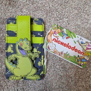 Loungefly Nickelodeon Rugrats Reptar Cardholder Wallet NWT